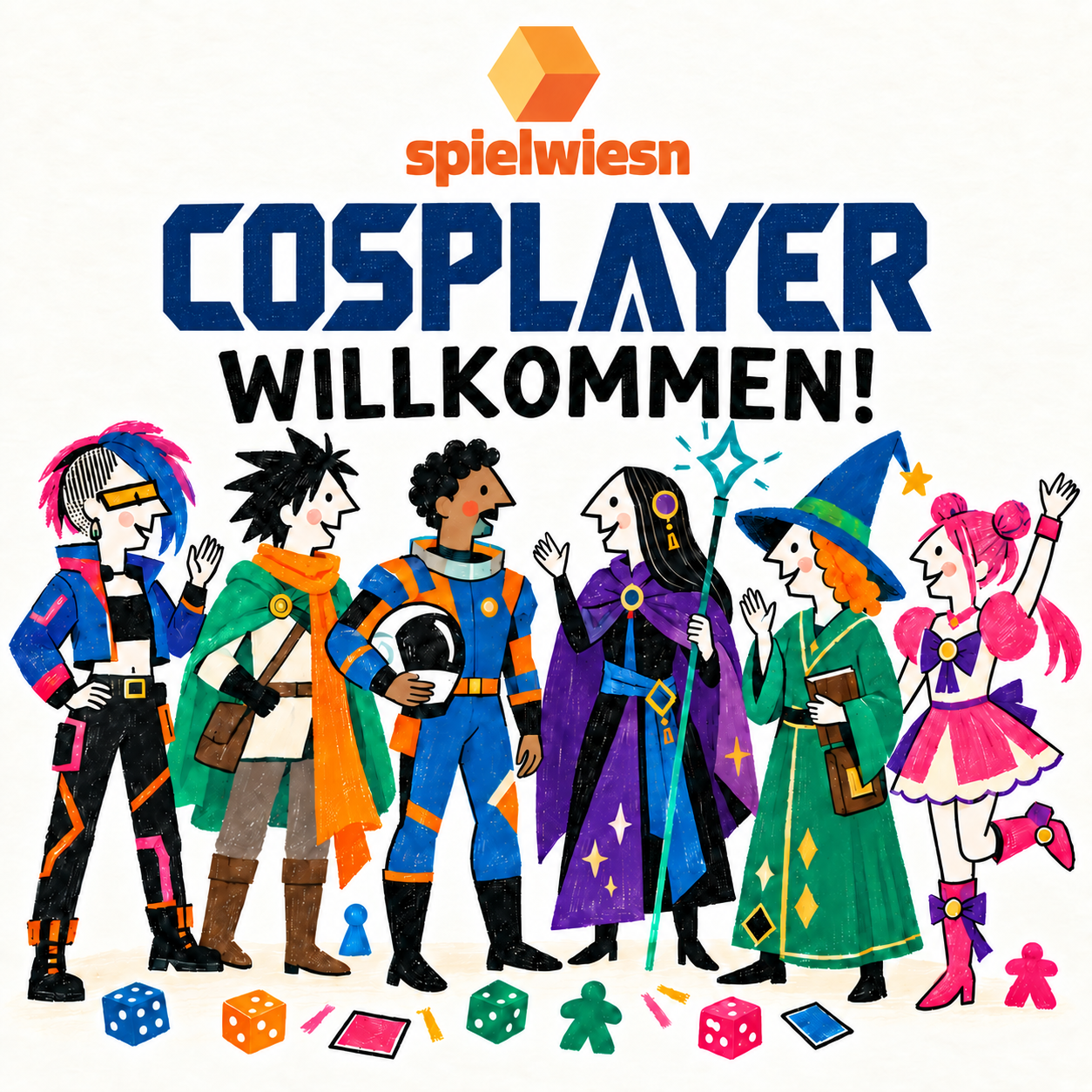 Cosplayer willkommen